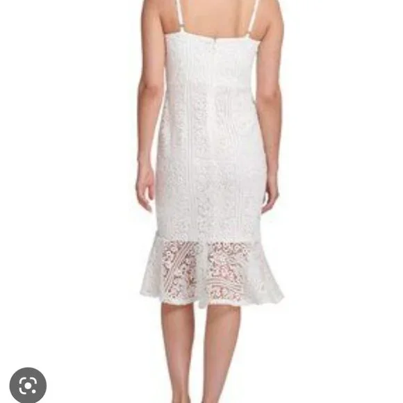 Guess Flounce Hem Dress - Picture 2 of 5